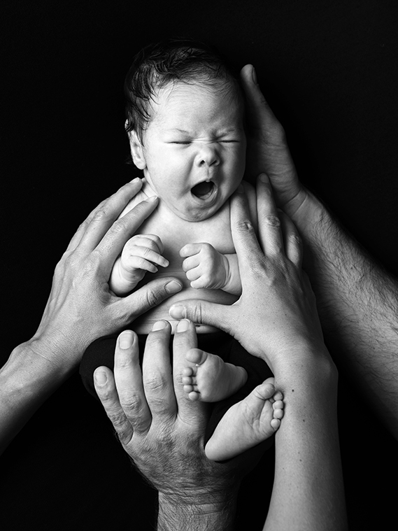 Newborn baby fotoshoot fotograaf Groningen