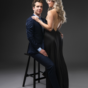 Glamour foto Groningen stel gala